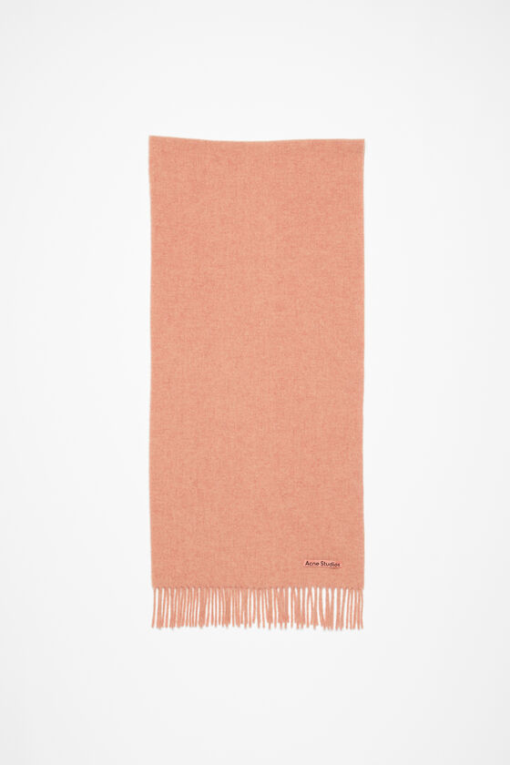 (image for) Clear Fringe wool scarf – Narrow